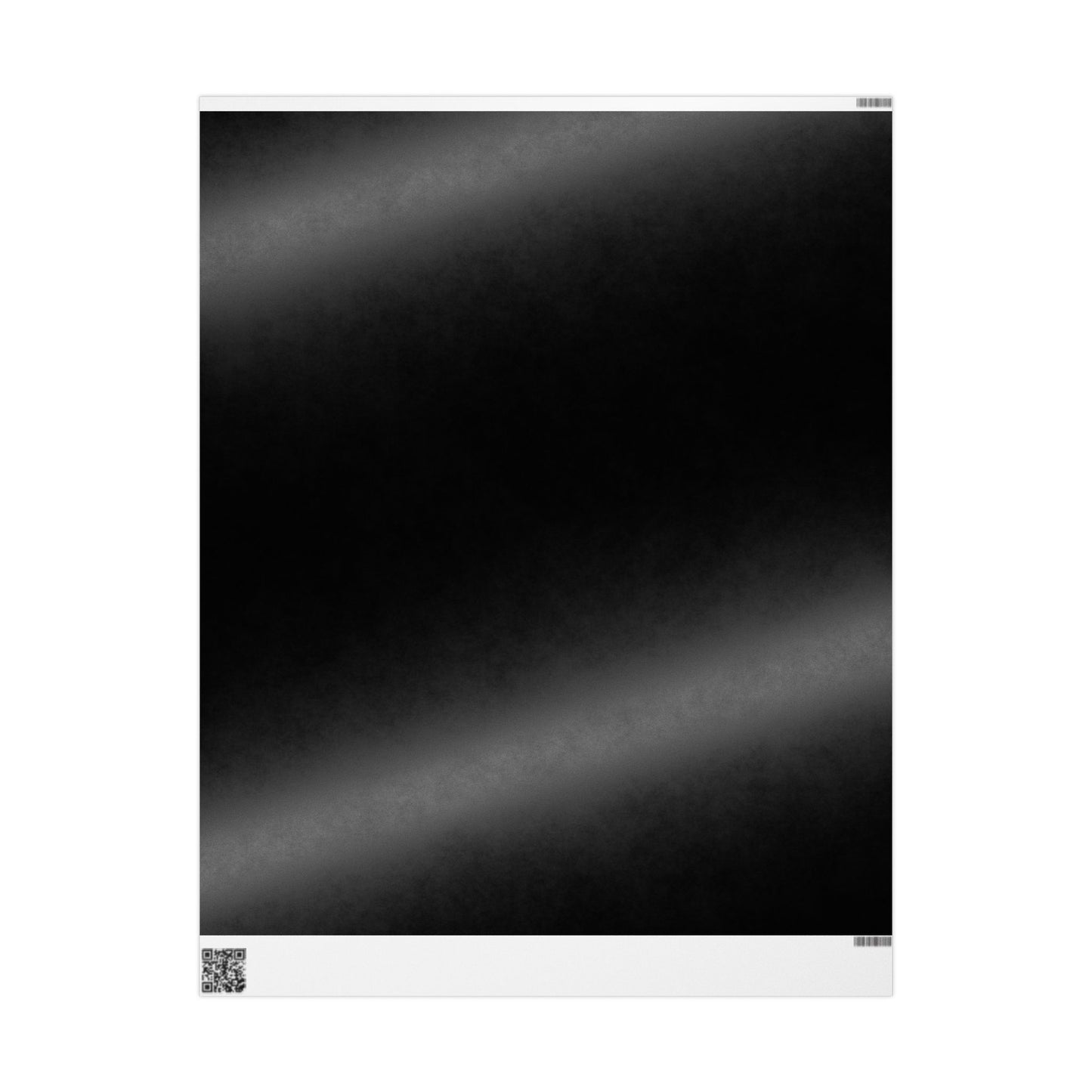 Black Wrapping Paper Matte or Glossy Gift Wrap 3 Sizes Fine Art Paper