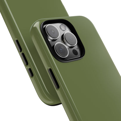 Olive Tough Cell Phone Case Matte or Glossy Protective Case iPhone Samsung