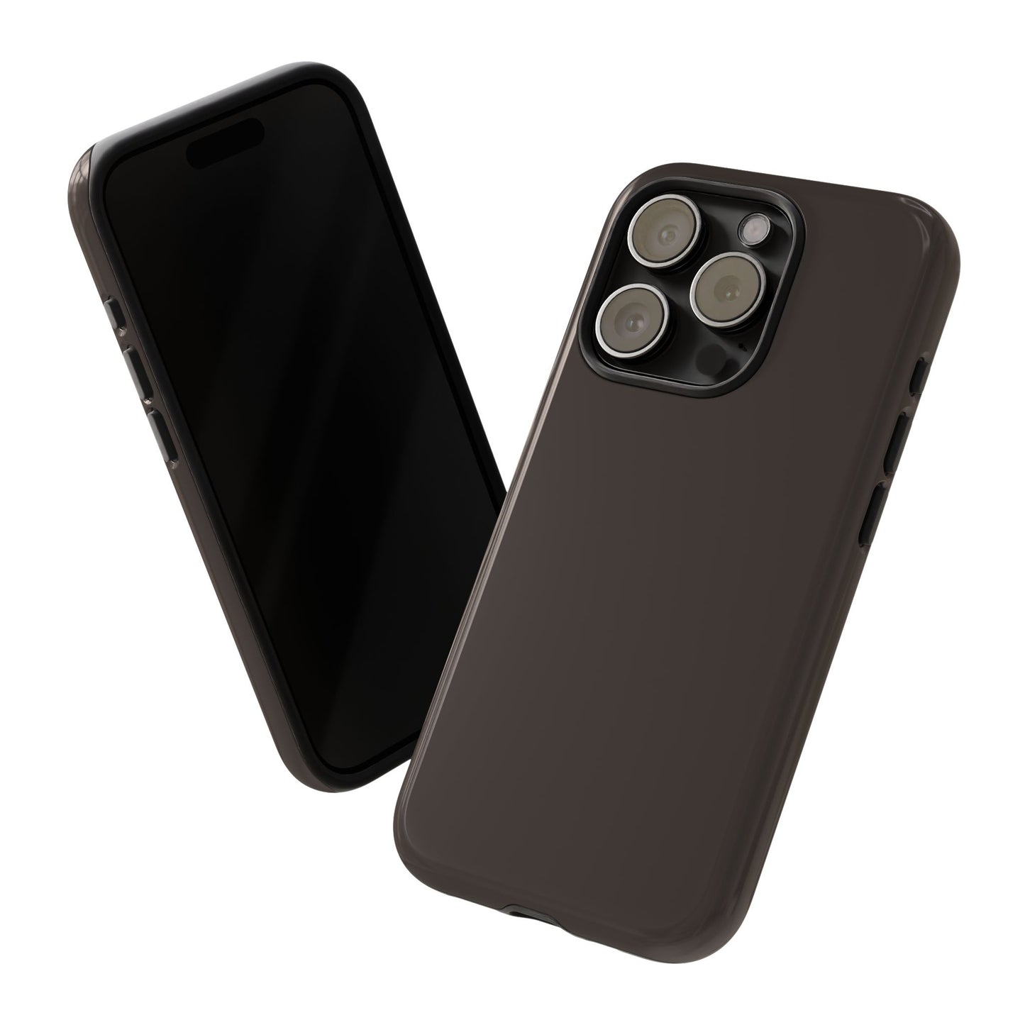 Muted Charcoal Tough Cell Phone Case Matte or Glossy Protective Case iPhone Samsung