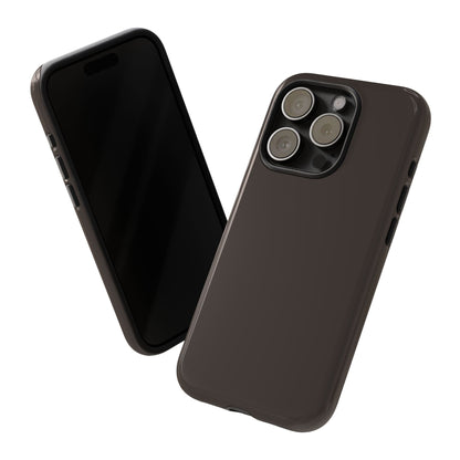 Muted Charcoal Tough Cell Phone Case Matte or Glossy Protective Case iPhone Samsung