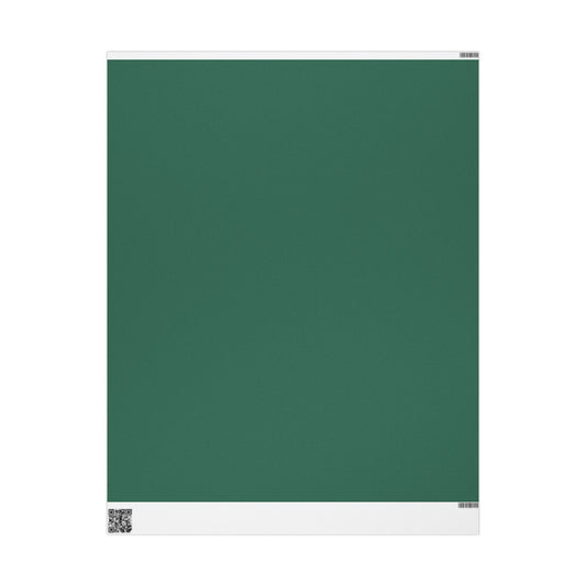 Leaf Green Wrapping Paper Matte or Glossy Gift Wrap 3 Sizes Fine Art Paper