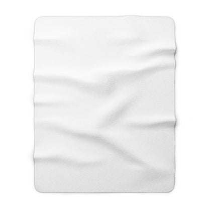 White Sherpa Fleece Blanket Cozy Plush Throw 3 Sizes Soft Warm Blanket