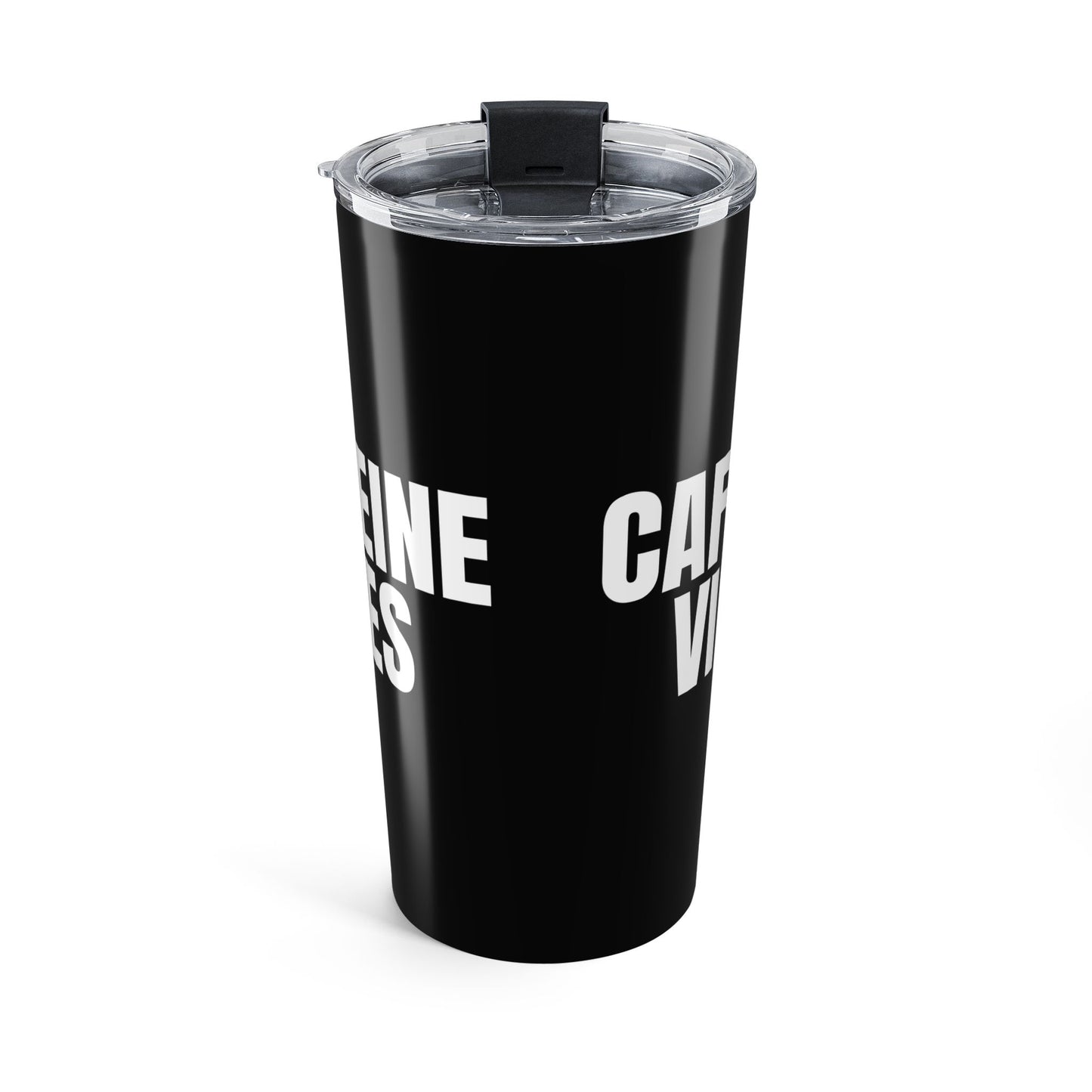 Black Caffeine Vibes 20oz Stainless Steel Tumbler | Color Coordinated Collection