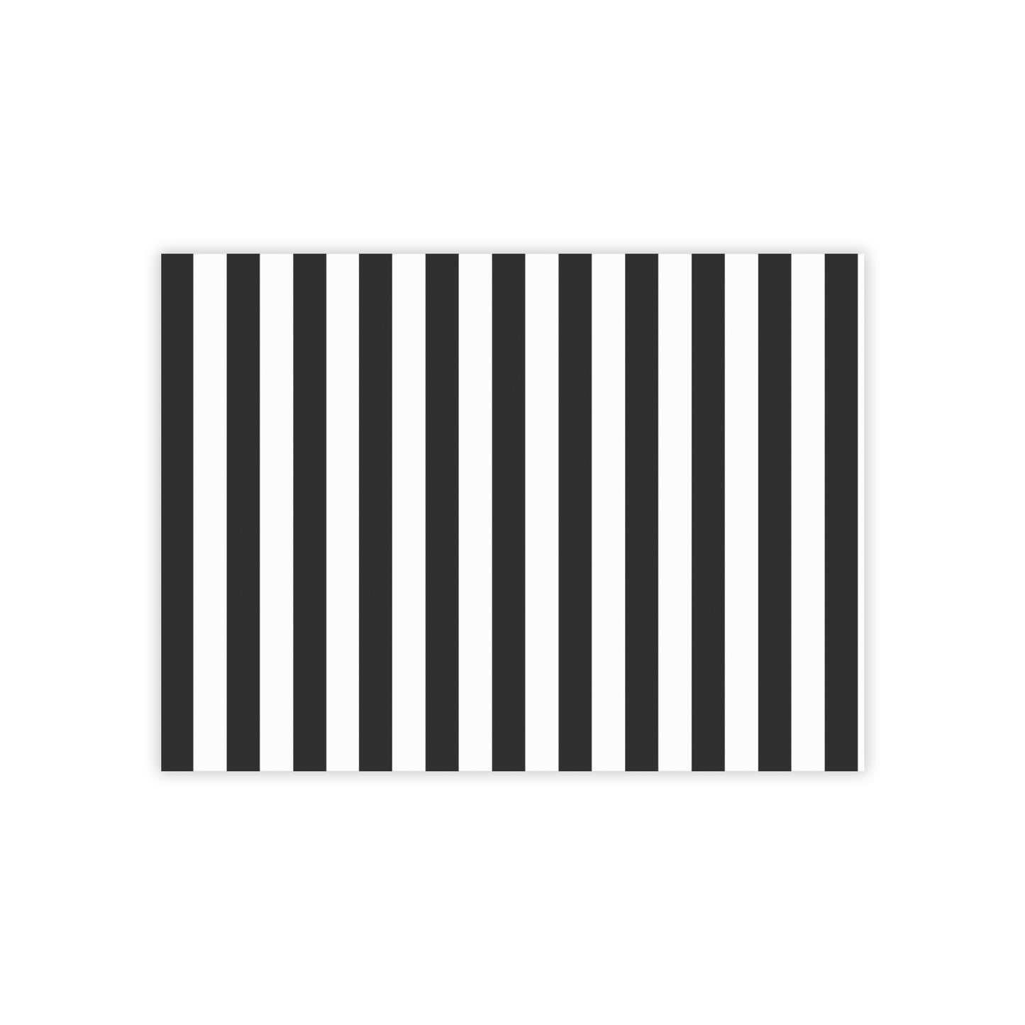 Black Stripe Sticky Notes (7 Sizes)