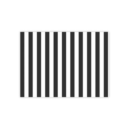 Black Stripe Sticky Notes (7 Sizes)