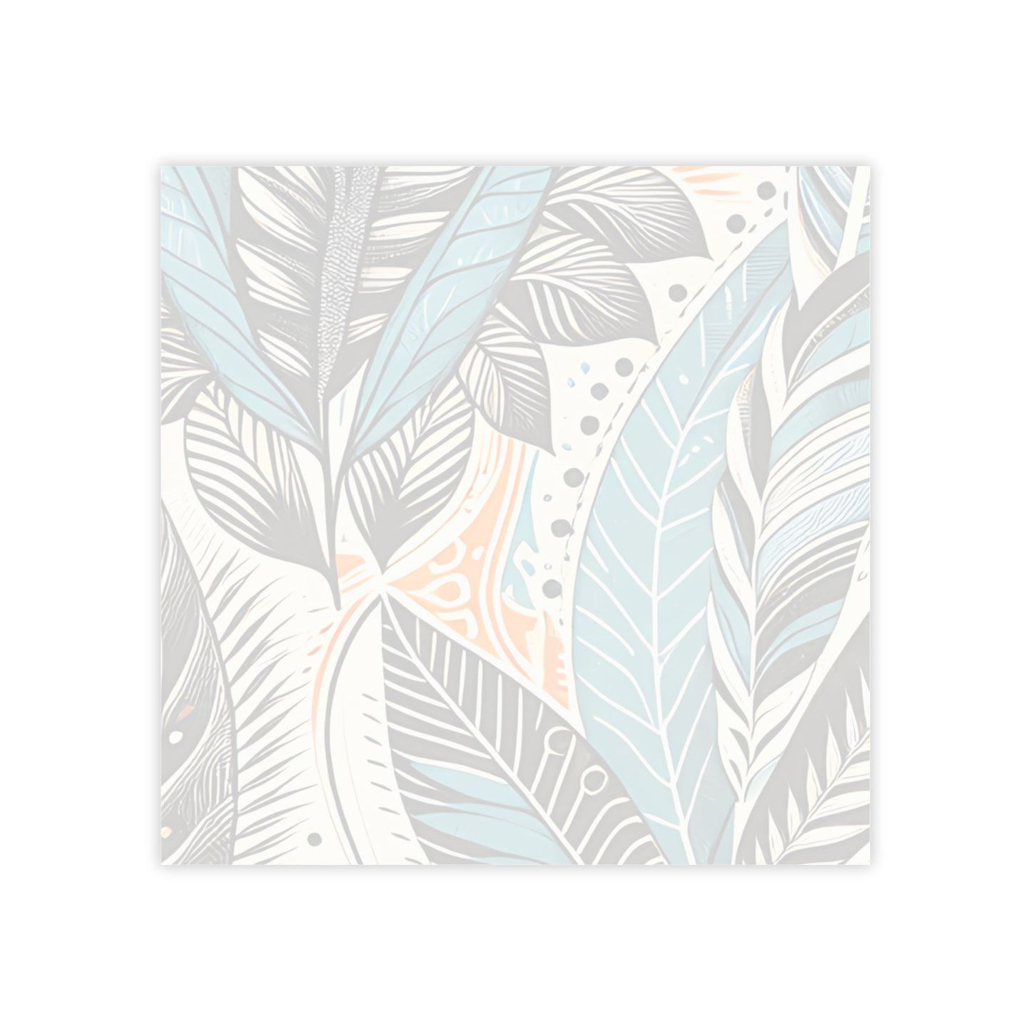 Botanical Leaves Sticky Notes Botanical Leaf Post It Notes (7 Sizes)