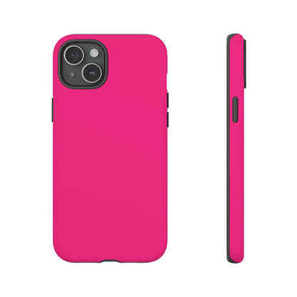 Pink Tough Cell Phone Case Matte or Glossy Protective Case iPhone Samsung