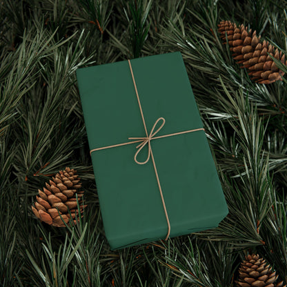 Leaf Green Wrapping Paper Matte or Glossy Gift Wrap 3 Sizes Fine Art Paper
