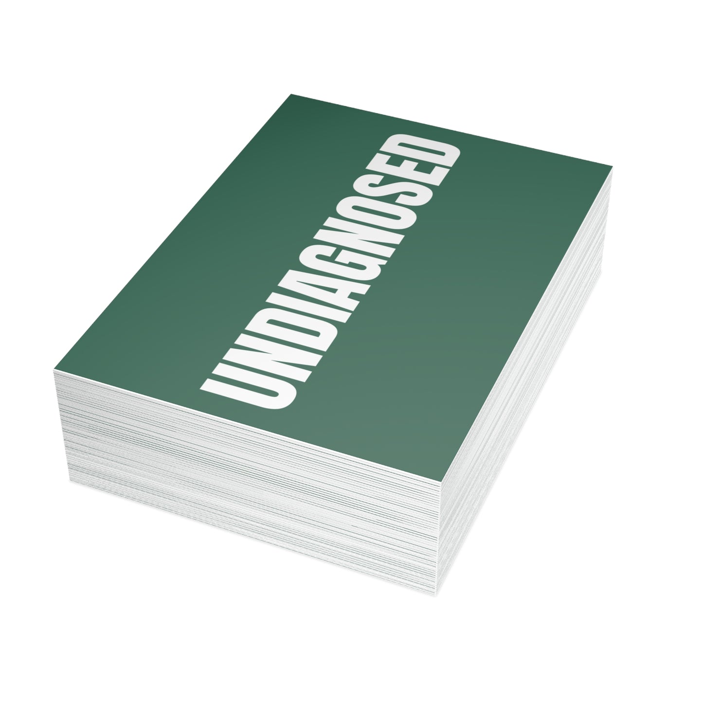 Leaf Green Postcard Set Pack of 10, 30 or 50 w/ Envelopes | Coordinated Collection