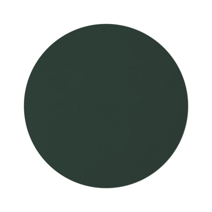 Forest Coordinated Round Rug 60 Inch Floor Rug Minimal Home Decor Living Room Rug