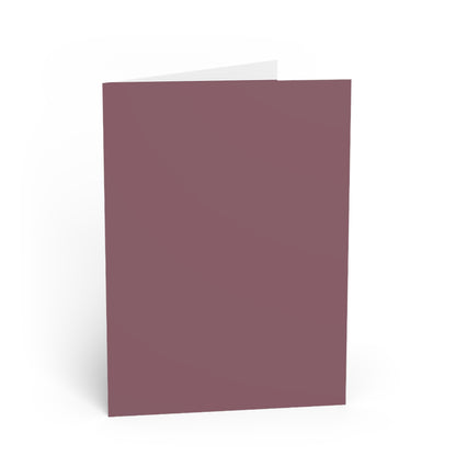 Mauve Note Card Color Coordinated Collection