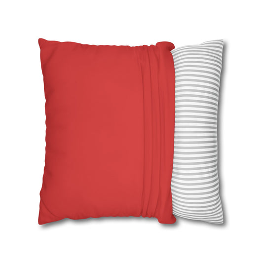 True Red Canvas Pillow Cover 20x20