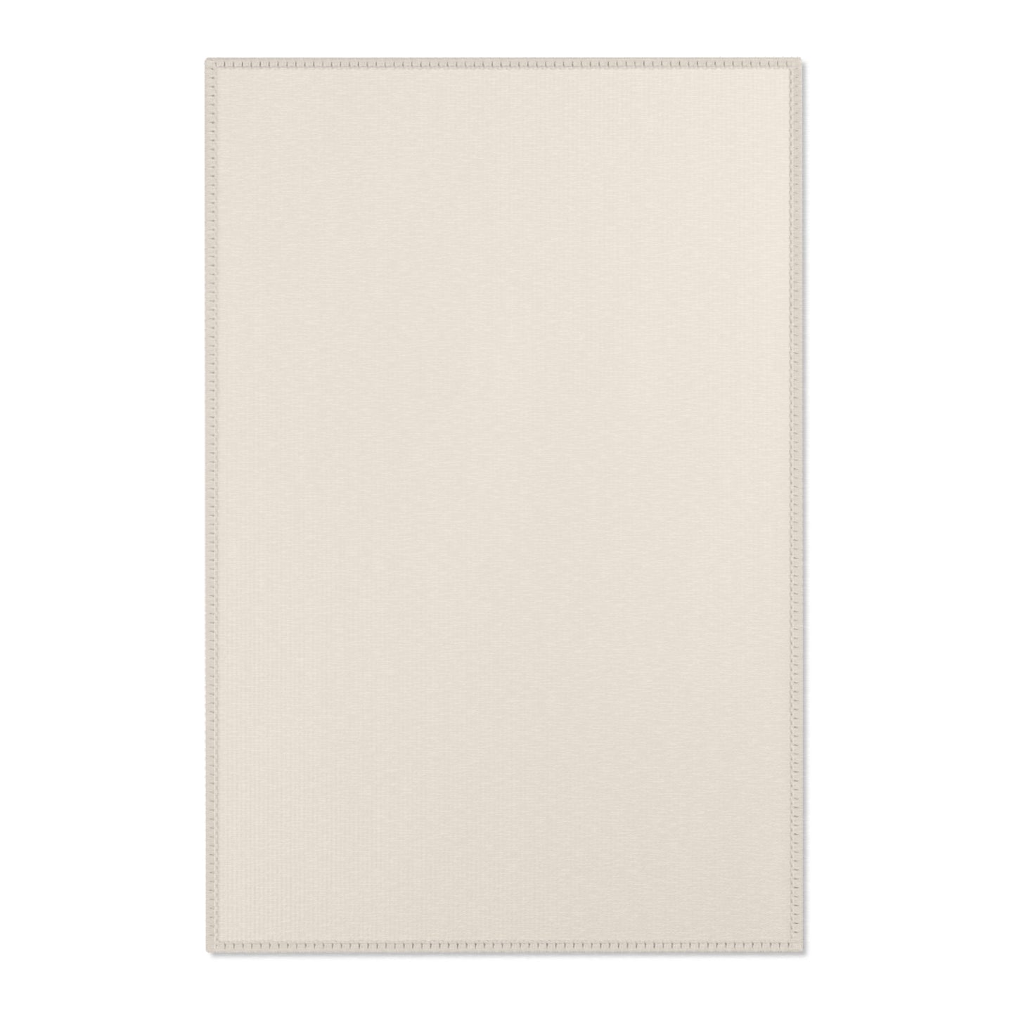 Latte Cream 24 x 36 Solid Color Accent Rug