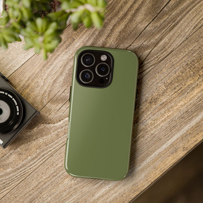 Olive Tough Cell Phone Case Matte or Glossy Protective Case iPhone Samsung