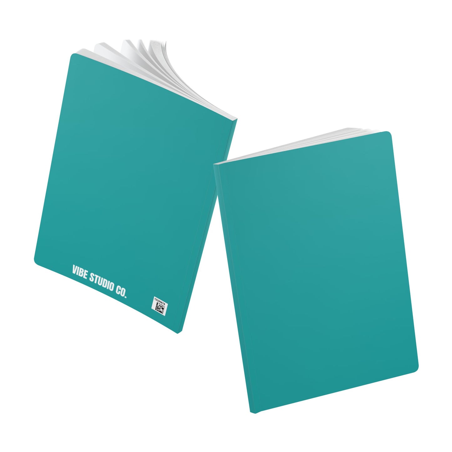 Deep Aqua Color Coordinated Collection A5 Lined Journal
