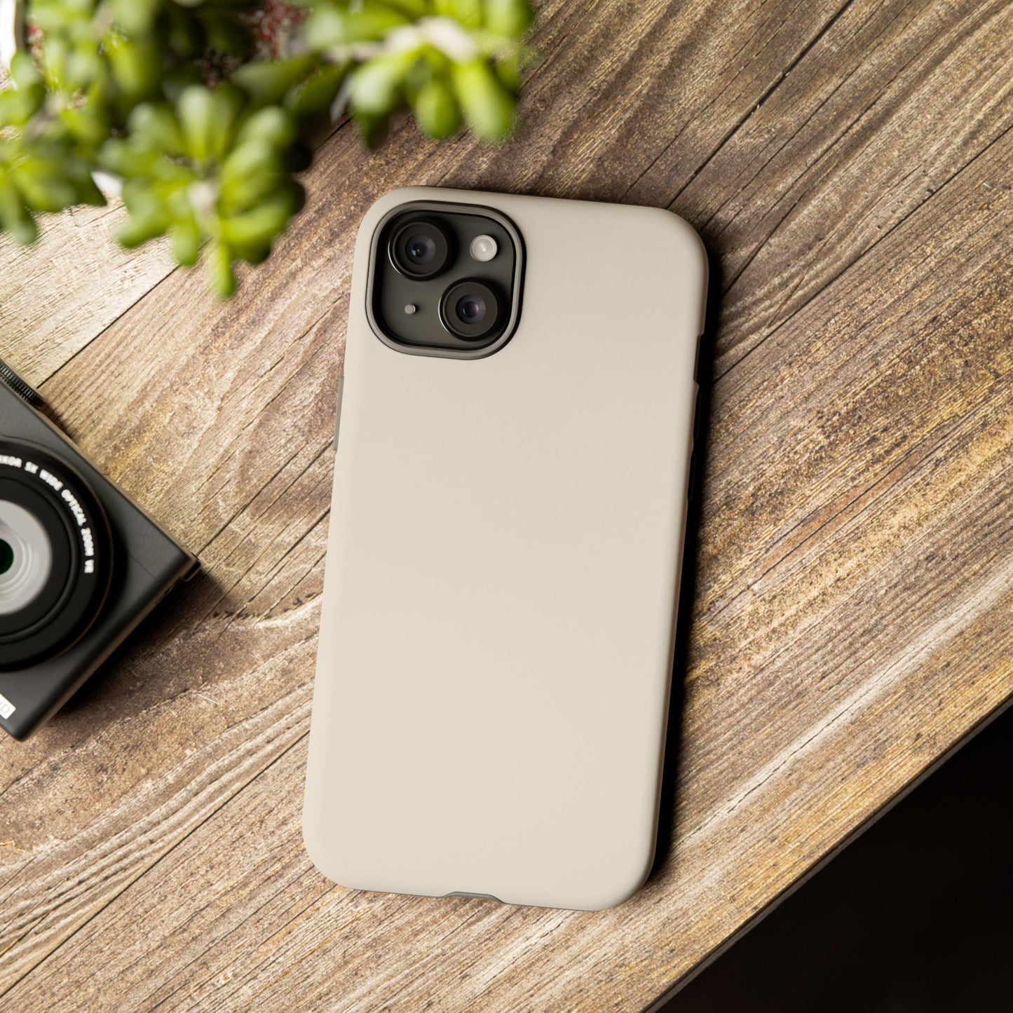 Latte Cream Tough Cell Phone Case Matte or Glossy Protective Case iPhone Samsung