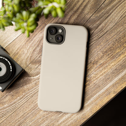 Latte Cream Tough Cell Phone Case Matte or Glossy Protective Case iPhone Samsung