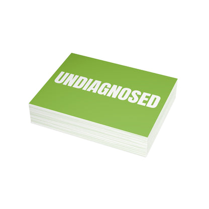 Muted Lime Postcard Set Pack of 10, 30 or 50 w/ Envelopes | Coordinated Collection