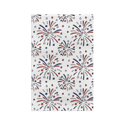 Fireworks Microfiber Tea Towel