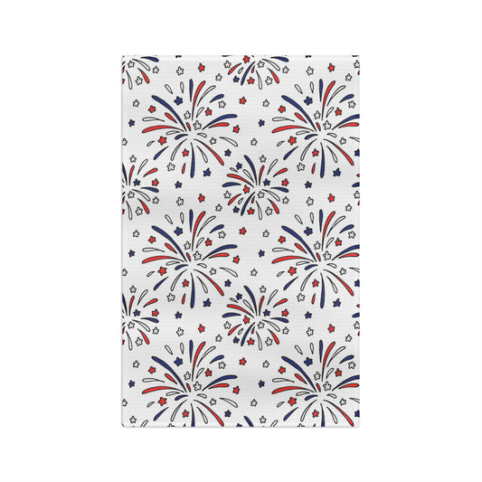 Fireworks Microfiber Tea Towel