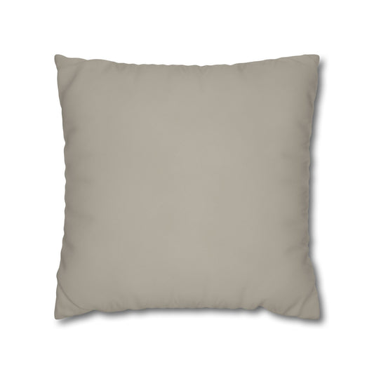Warm Stone Canvas Pillow Cover 20x20