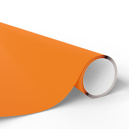 Tangerine Wrapping Paper Matte or Glossy Gift Wrap 3 Sizes Fine Art Paper