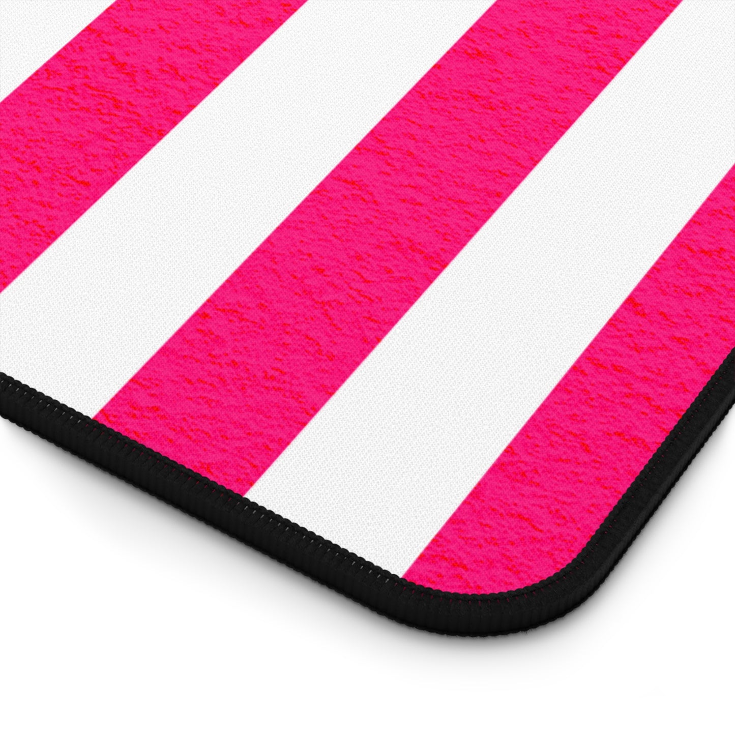 Pink Stripe Desk Mat Office Desk Decor (12/18, 12/22, 16/32)