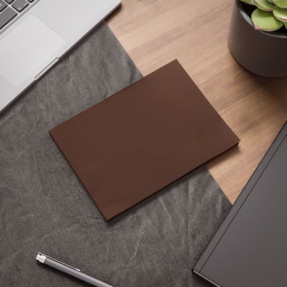 Chocolate Brown Post It Notes Coordinated Color Collection