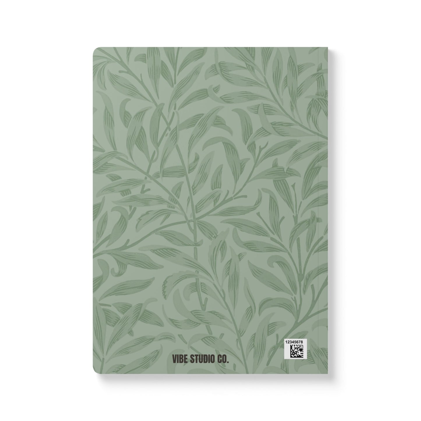 Sage Leaves A5 Lined Journal Minimal Botanical Notebook | Coordinated Collection