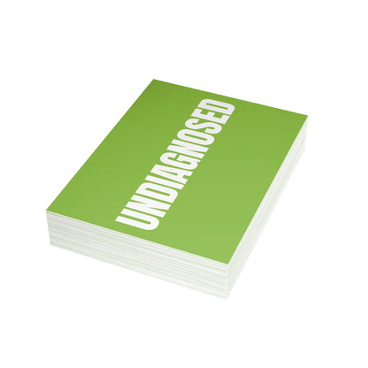 Muted Lime Postcard Set Pack of 10, 30 or 50 w/ Envelopes | Coordinated Collection