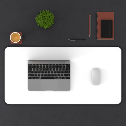 White Desk Mat Color Coordinated Collection (12x18, 12x22, 16x32)