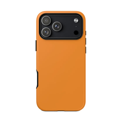 Tangerine Tough Cell Phone Case Matte or Glossy Protective Case iPhone Samsung