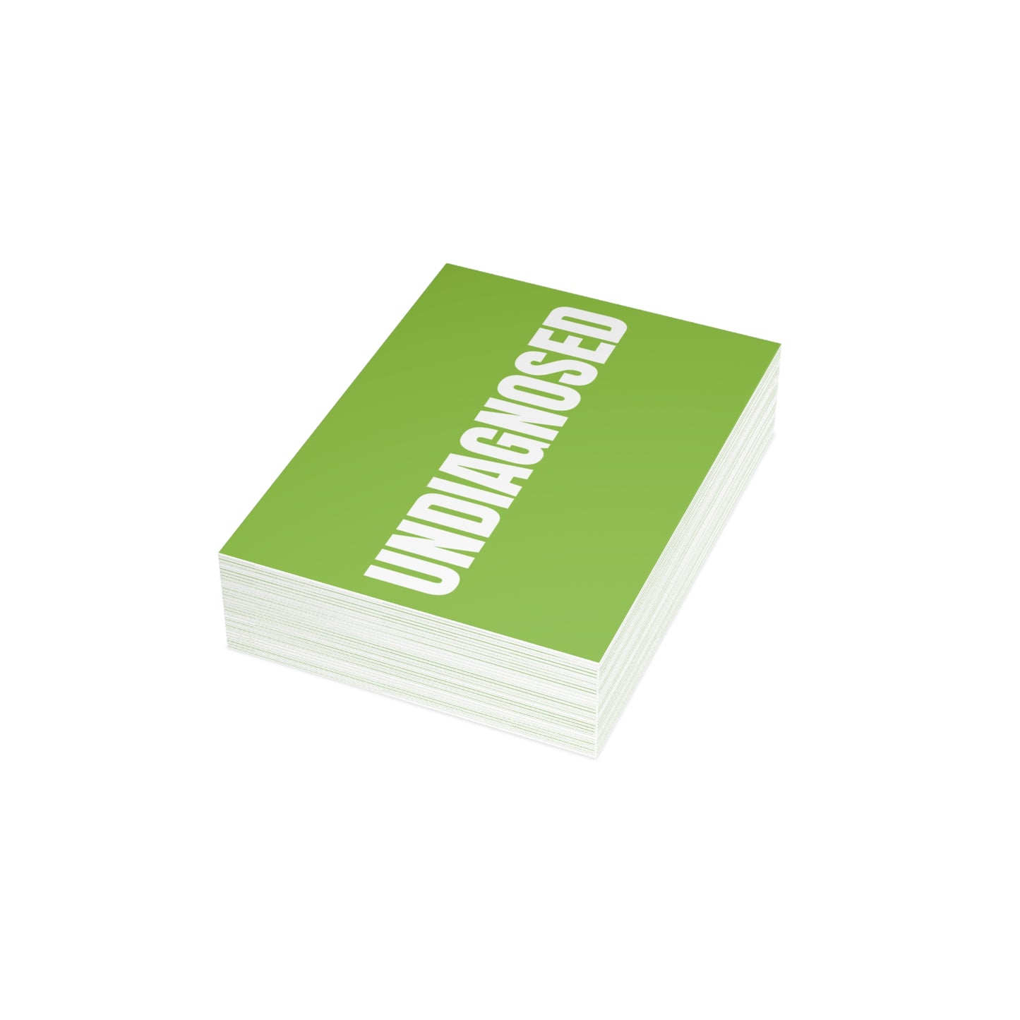 Muted Lime Postcard Set Pack of 10, 30 or 50 w/ Envelopes | Coordinated Collection
