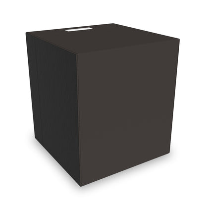 Muted Charcoal Felt Storage Box Foldable Organizer Bin Home Storage Basket