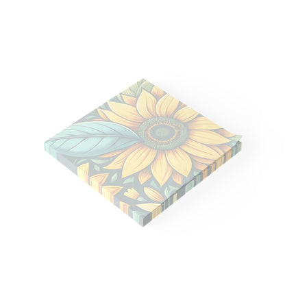 Sunflower Grove Sticky Notes Sunflower Post It Notes Botanical Notes (7 Sizes)