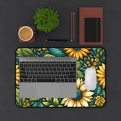 Sunflower Grove Desk Pad