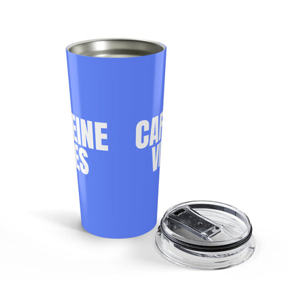 Periwinkle Caffeine Vibes 20oz Stainless Steel Tumbler | Color Coordinated Collection