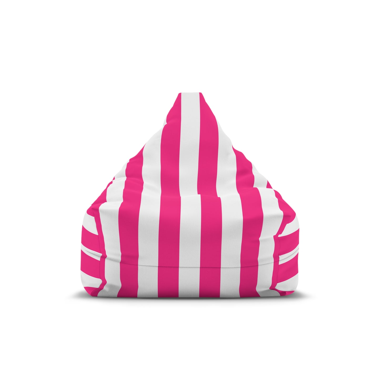 Pink Stripe Bean Bag Chair Cover Pink and White Striped Lounge Chair Cover