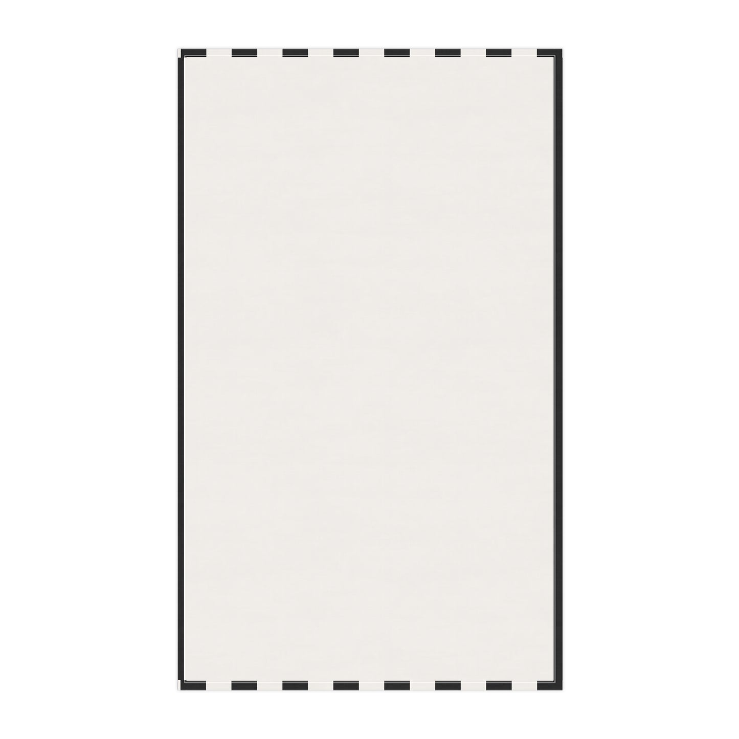 Black Stripe Cotton Twill Tea Towel 18 x 30