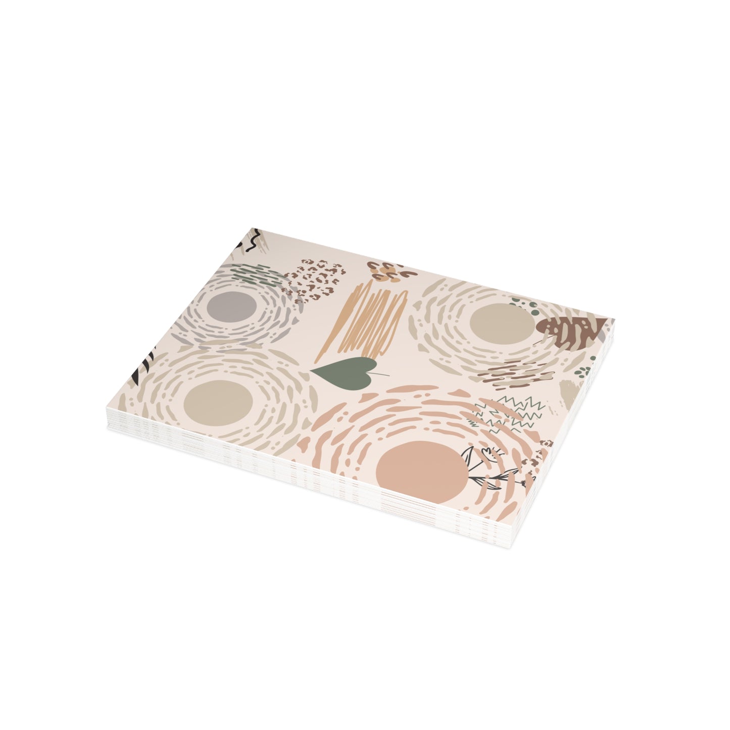 Neutral Flow Postcards Minimal Botanical Postcard Sets (10, 30 or 50)