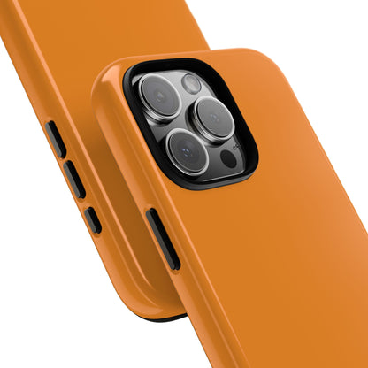 Tangerine Tough Cell Phone Case Matte or Glossy Protective Case iPhone Samsung