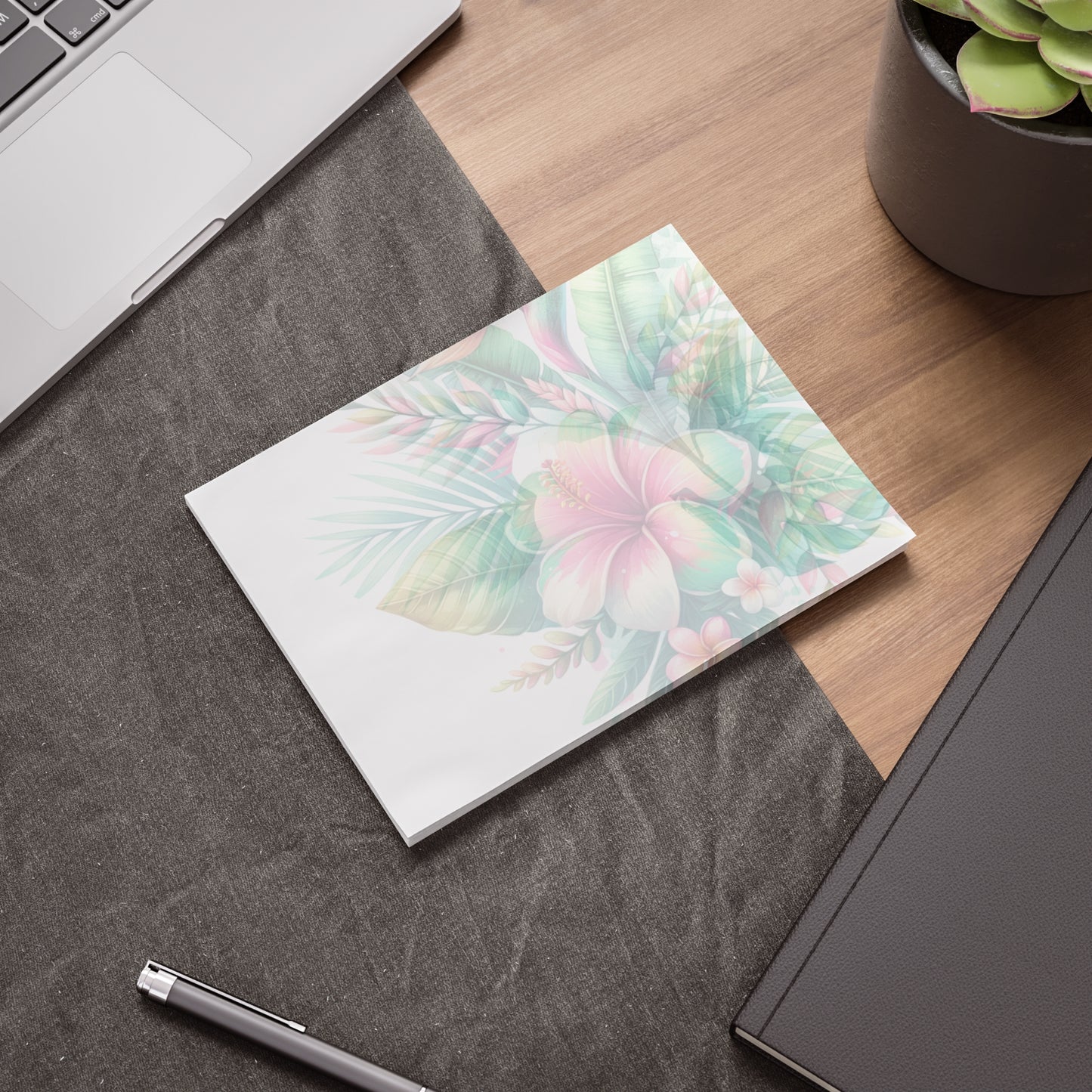 Paradise in Full Bloom Sticky Notes Tropical Floral Post It Notes (7 Sizes)