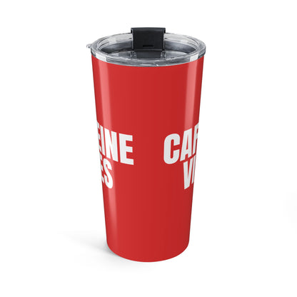 True Red Caffeine Vibes 20oz Stainless Steel Tumbler | Color Coordinated Collection