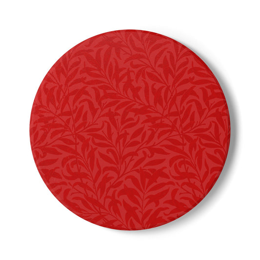 True Red Leaves Coaster Square or Round Color Coordinated Collection