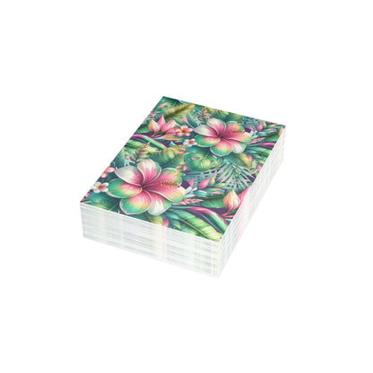 Paradise in Full Bloom Postcard Tropical Floral Botanical Postcards (30, 40 or 50)