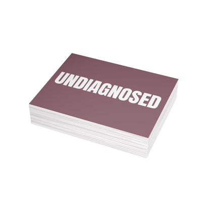 Mauve Postcard Set Pack of 10, 30 or 50 w/ Envelopes | Coordinated Collection