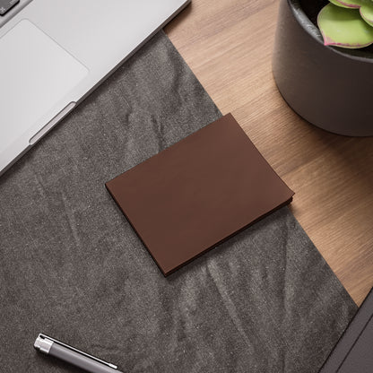 Chocolate Brown Post It Notes Coordinated Color Collection