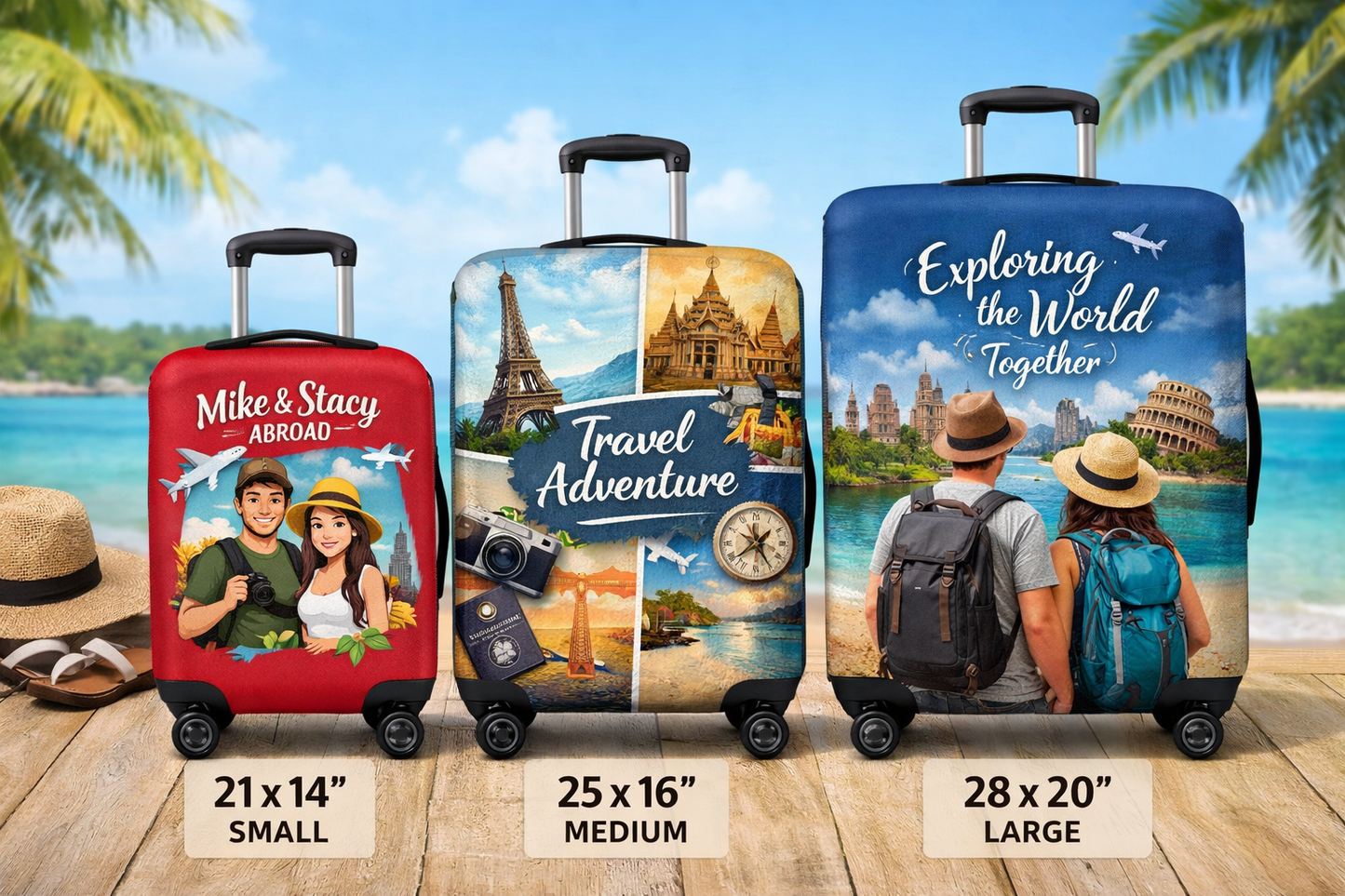 Photo Luggage Cover PERSONALIZED