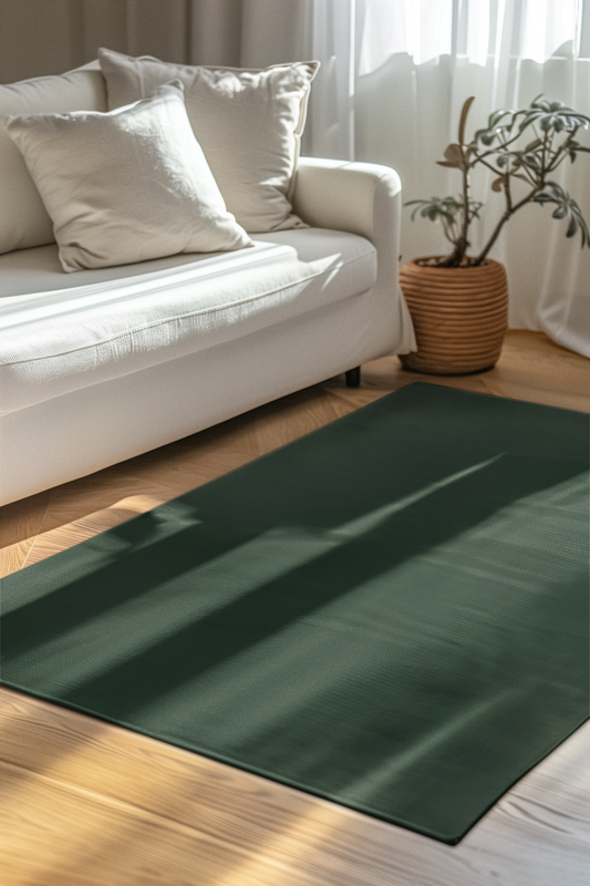 Forest Rug 24 x 36 Solid Color Accent Rug Modern Home Decor
