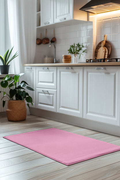 Light Pink Rug 24 x 36 Solid Color Accent Rug Modern Home Decor